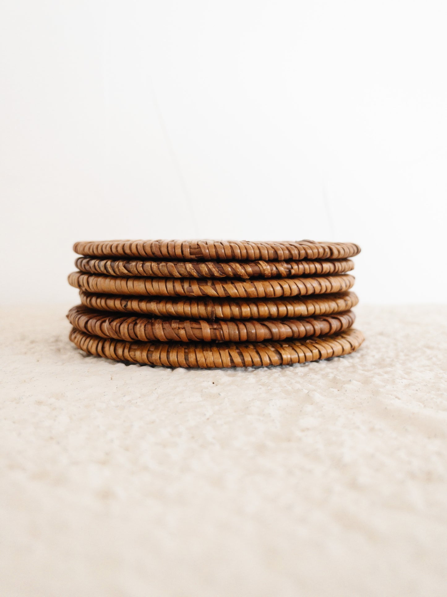 Jennie Rattan Ate Coasters (Set of 4)