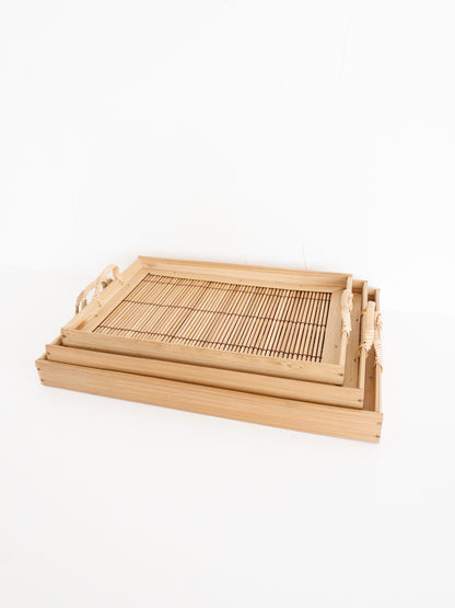 Kaya Bamboo Tray (Set of 3)