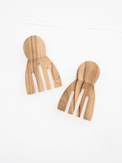 Emi Salad Server Hands (Set of 2)