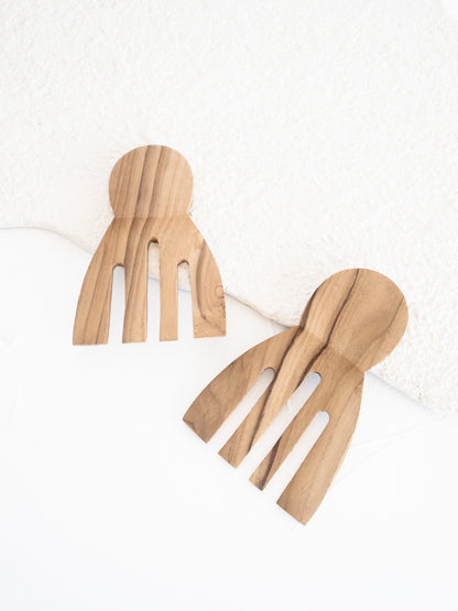 Emi Salad Server Hands (Set of 2)